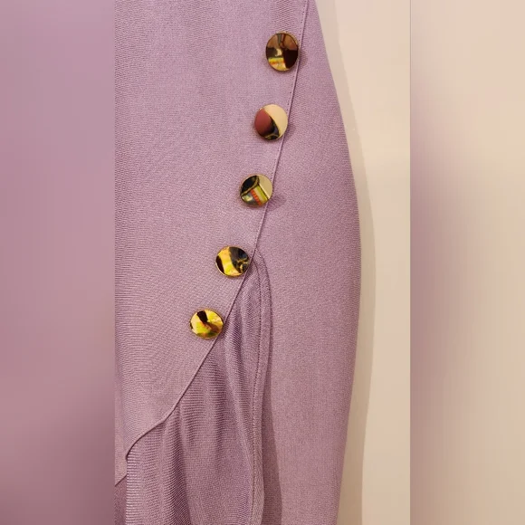 Lilac Bandage Dress, Size Medium - Picture 5 of 5